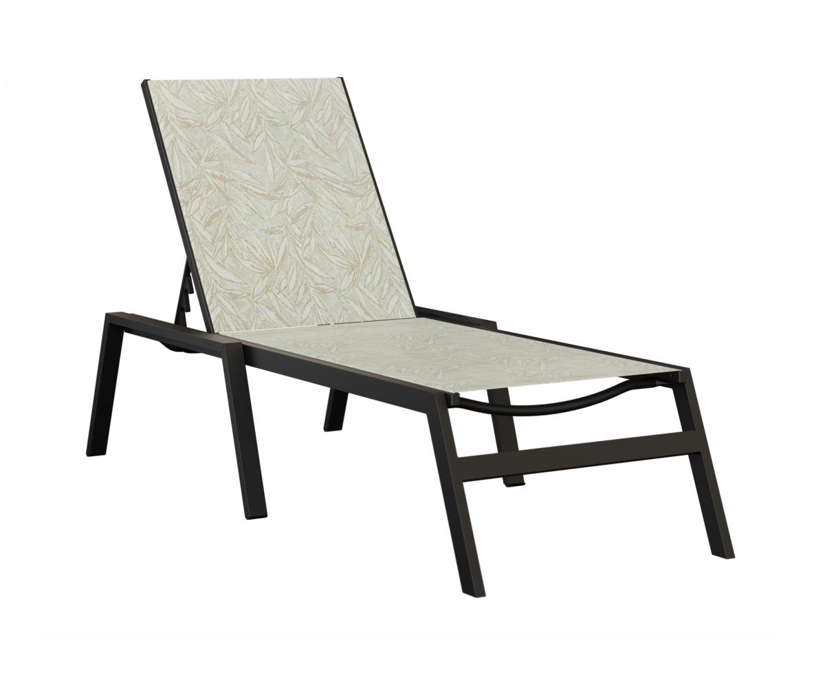 Vida Sling Chaise Lounge With Arms