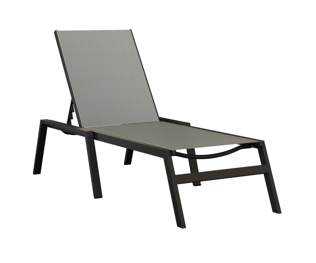 Vida Sling Chaise Lounge With Arms