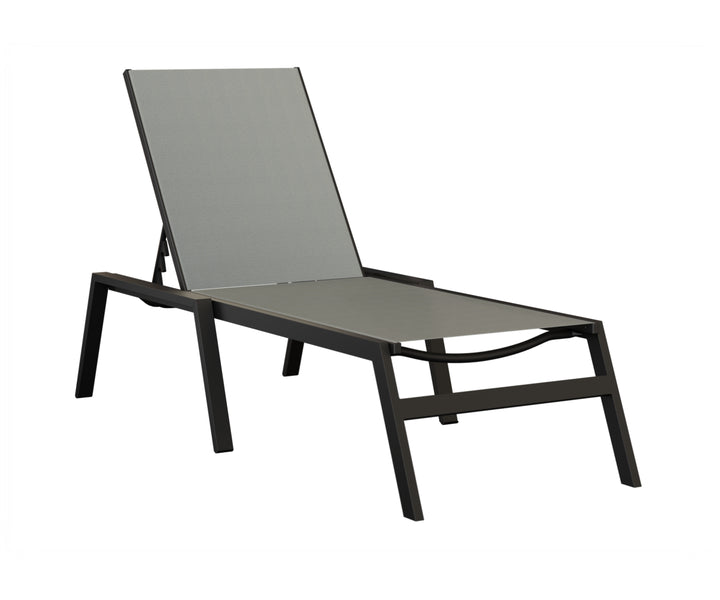 Vida Sling Chaise Lounge With Arms