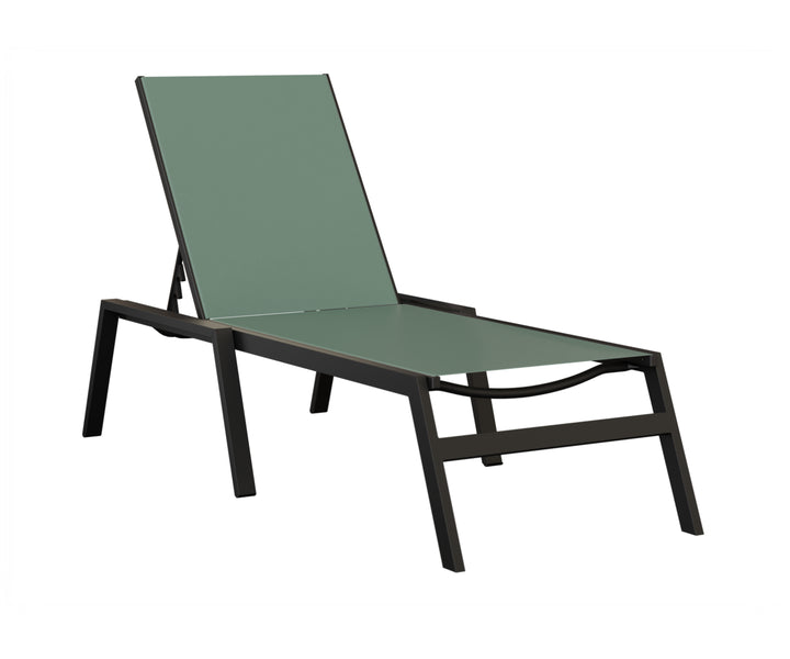 Vida Sling Chaise Lounge With Arms