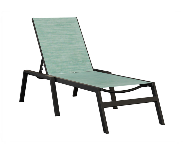 Vida Sling Chaise Lounge With Arms