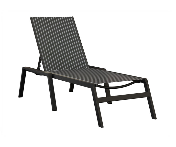 Vida Sling Chaise Lounge With Arms