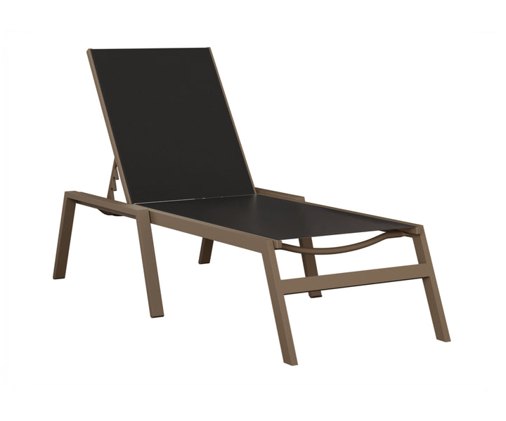 Vida Sling Chaise Lounge With Arms