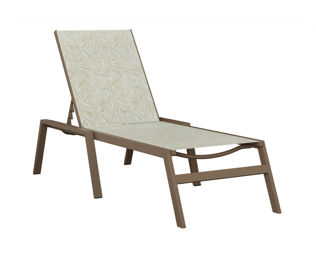 Vida Sling Chaise Lounge With Arms