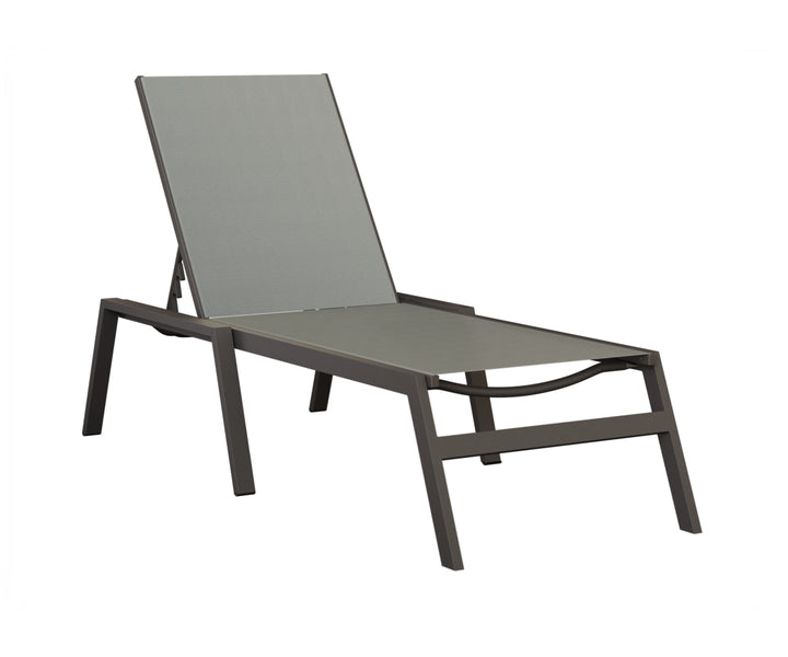 Vida Sling Chaise Lounge With Arms