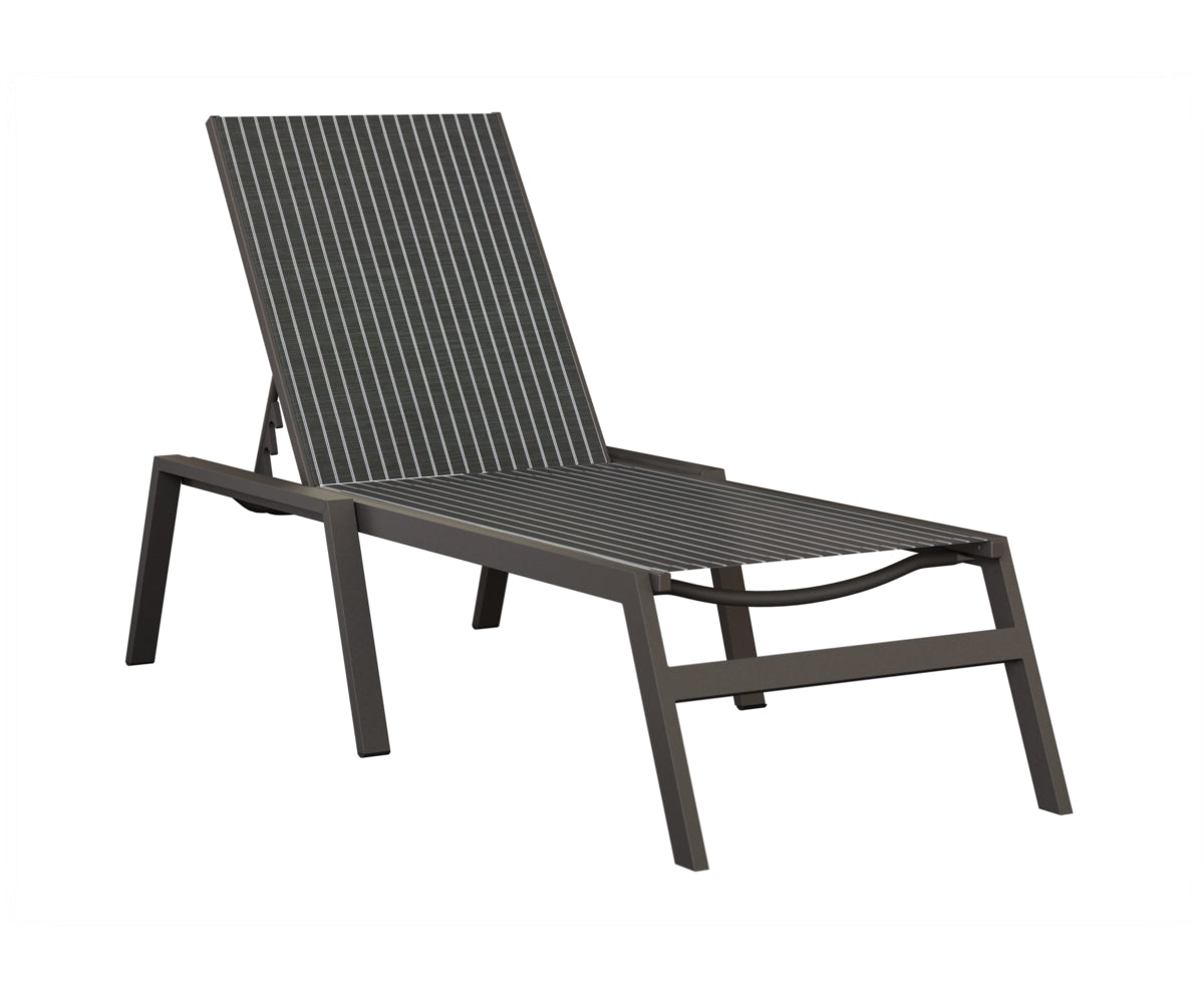 Vida Sling Chaise Lounge With Arms