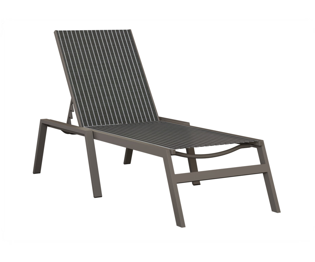 Vida Sling Chaise Lounge With Arms