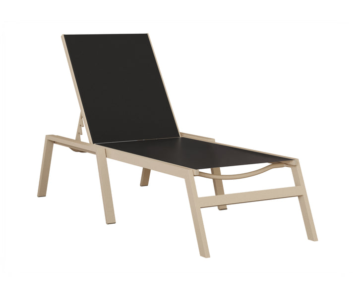 Vida Sling Chaise Lounge With Arms