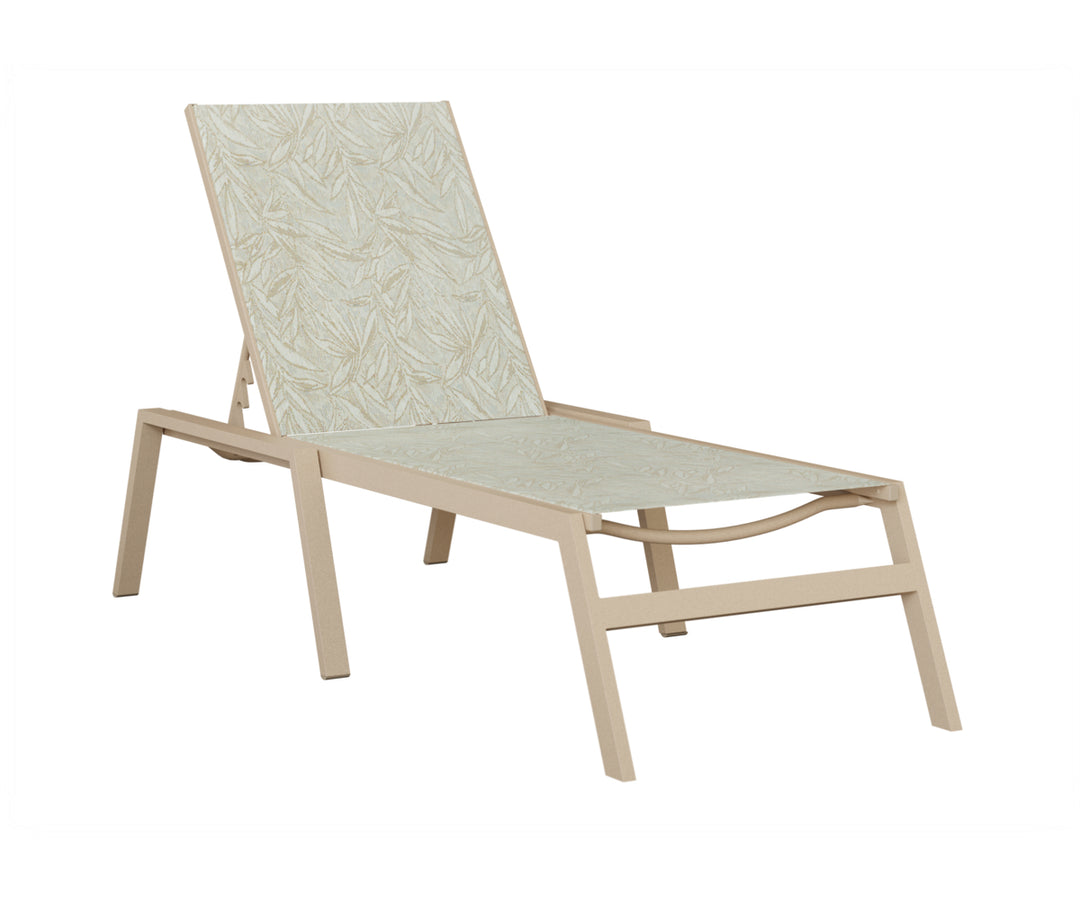 Vida Sling Chaise Lounge With Arms