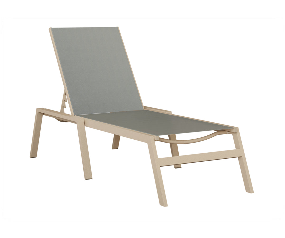 Vida Sling Chaise Lounge With Arms