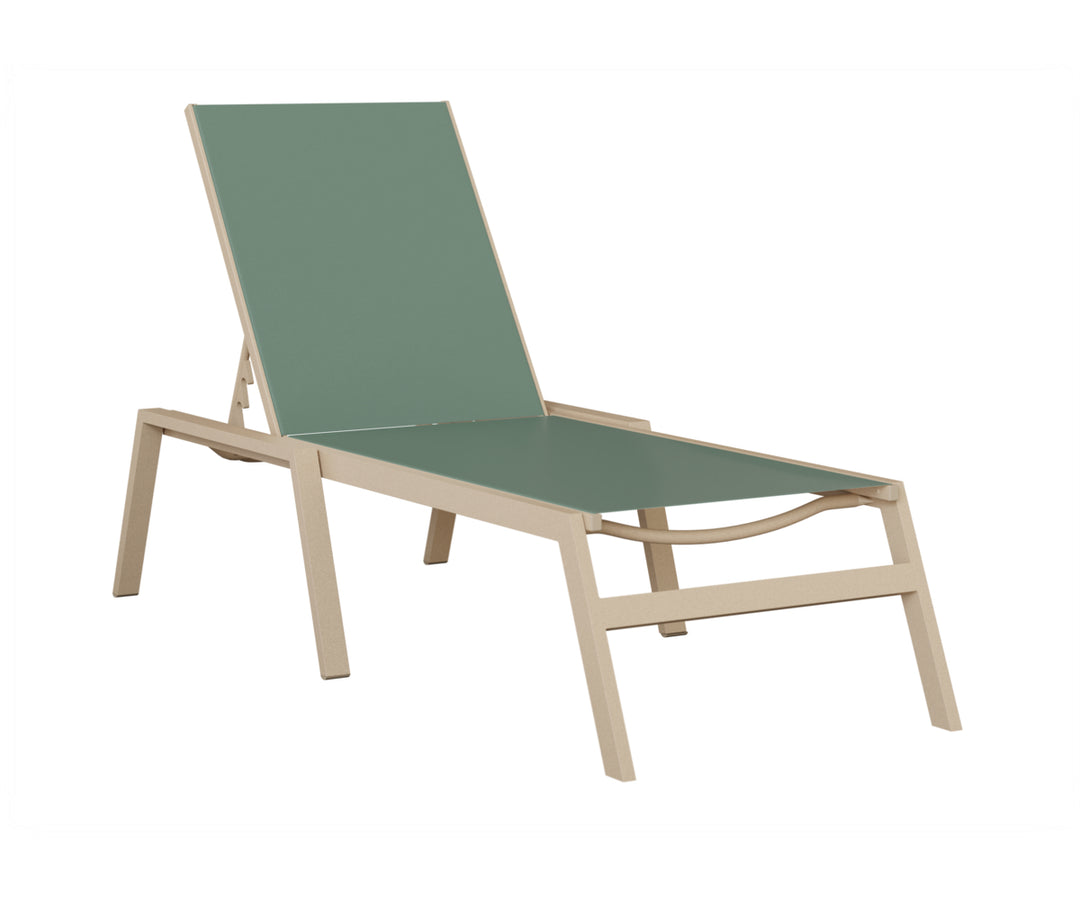 Vida Sling Chaise Lounge With Arms