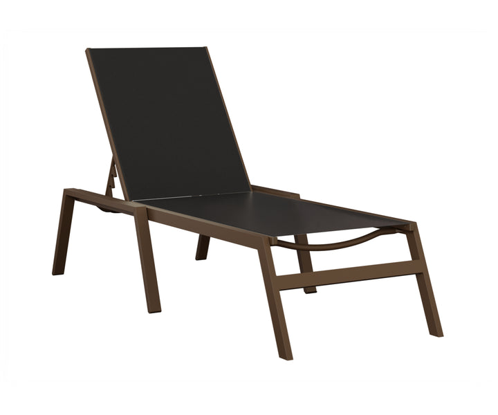 Vida Sling Chaise Lounge With Arms