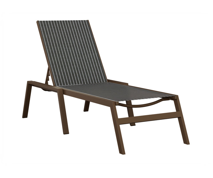 Vida Sling Chaise Lounge With Arms