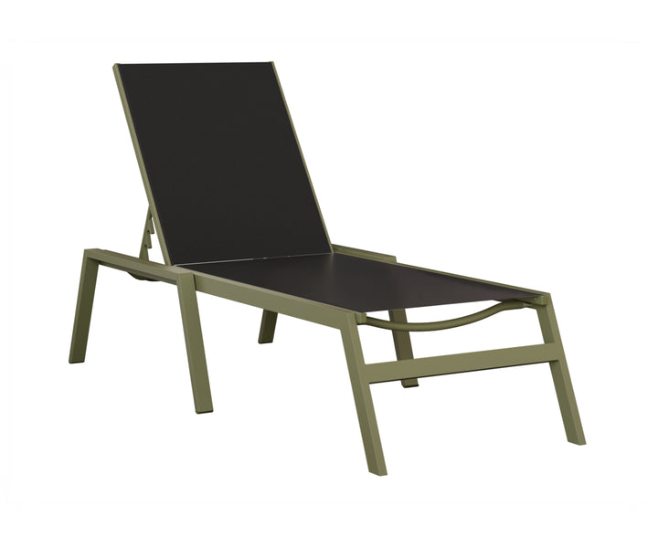 Vida Sling Chaise Lounge With Arms