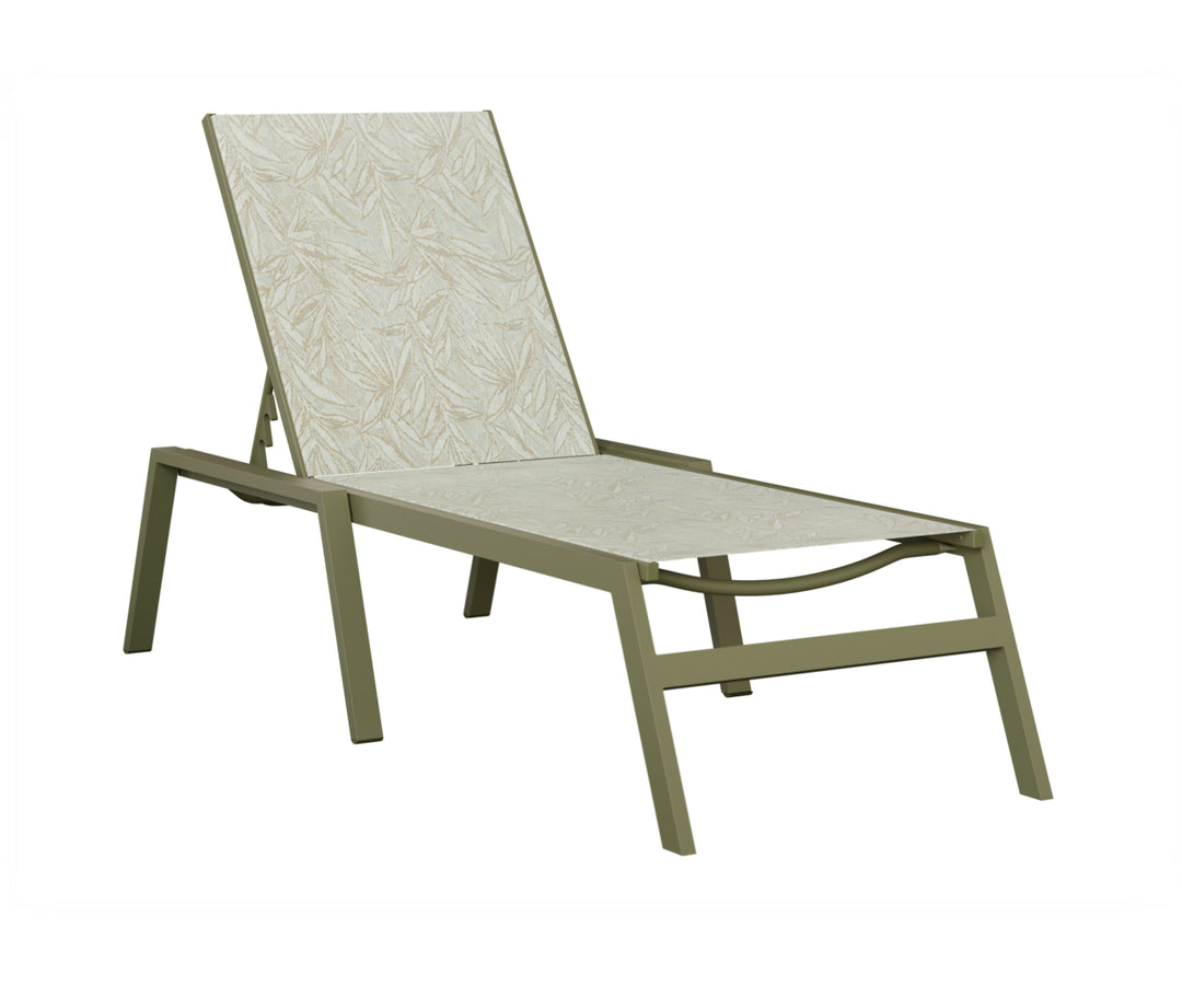 Vida Sling Chaise Lounge With Arms