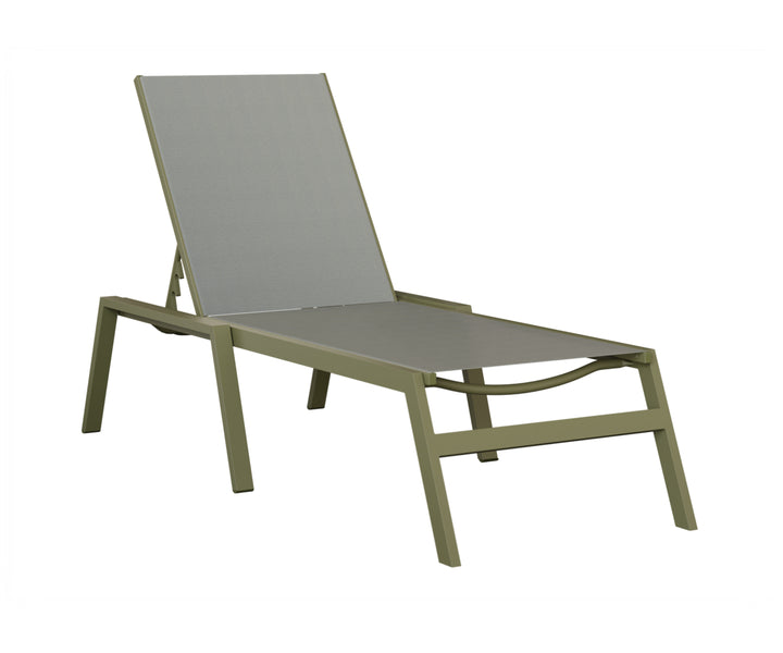 Vida Sling Chaise Lounge With Arms