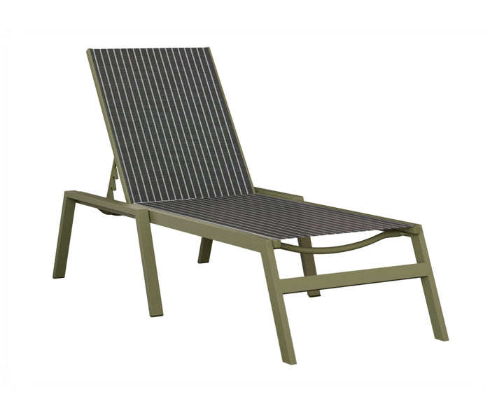 Vida Sling Chaise Lounge With Arms