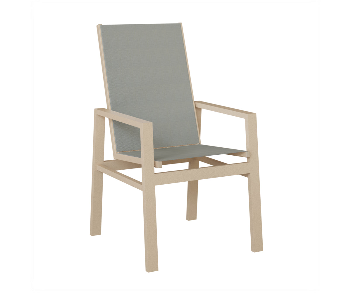 Vida High Back Sling Dining Chair