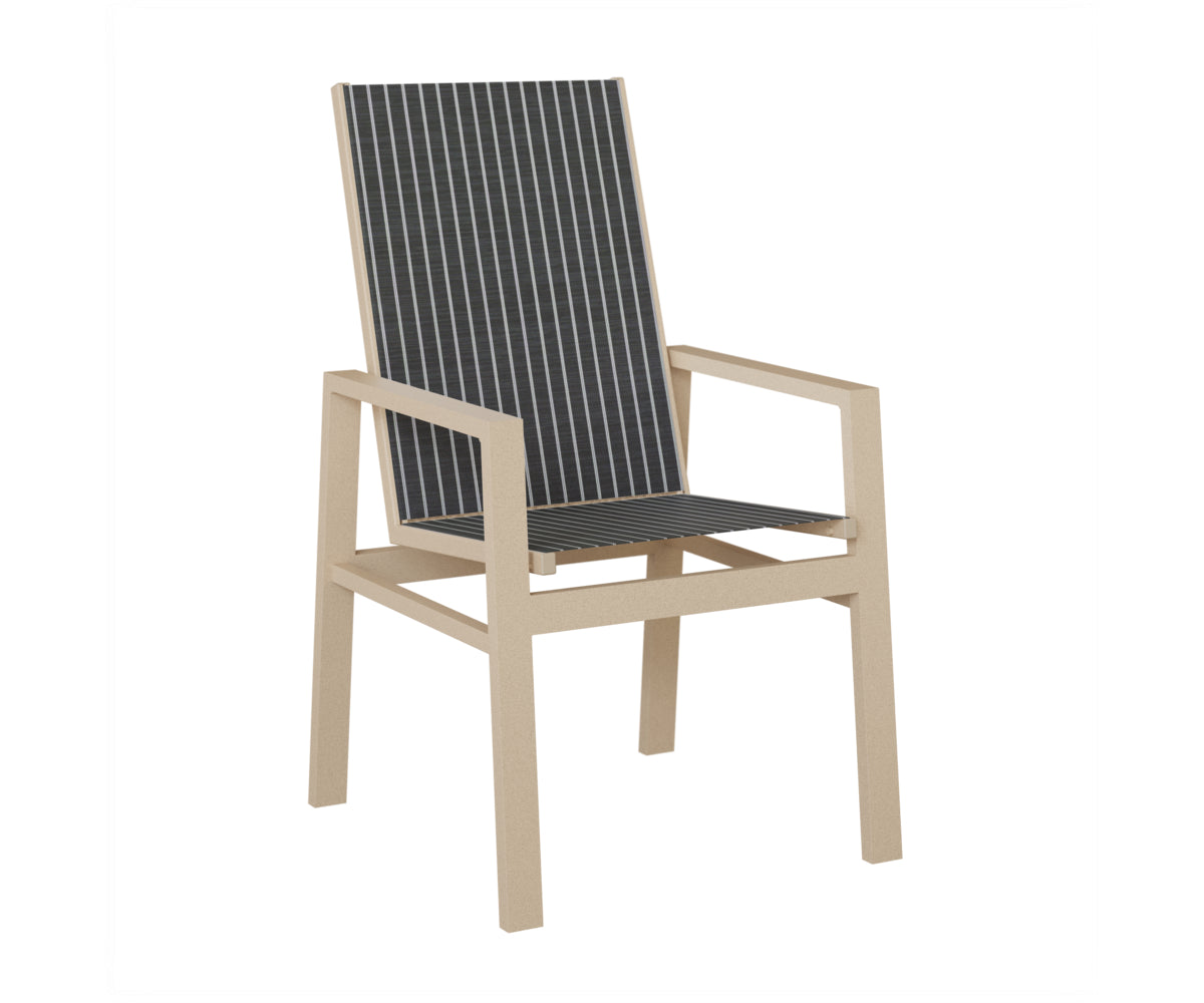 Vida High Back Sling Dining Chair