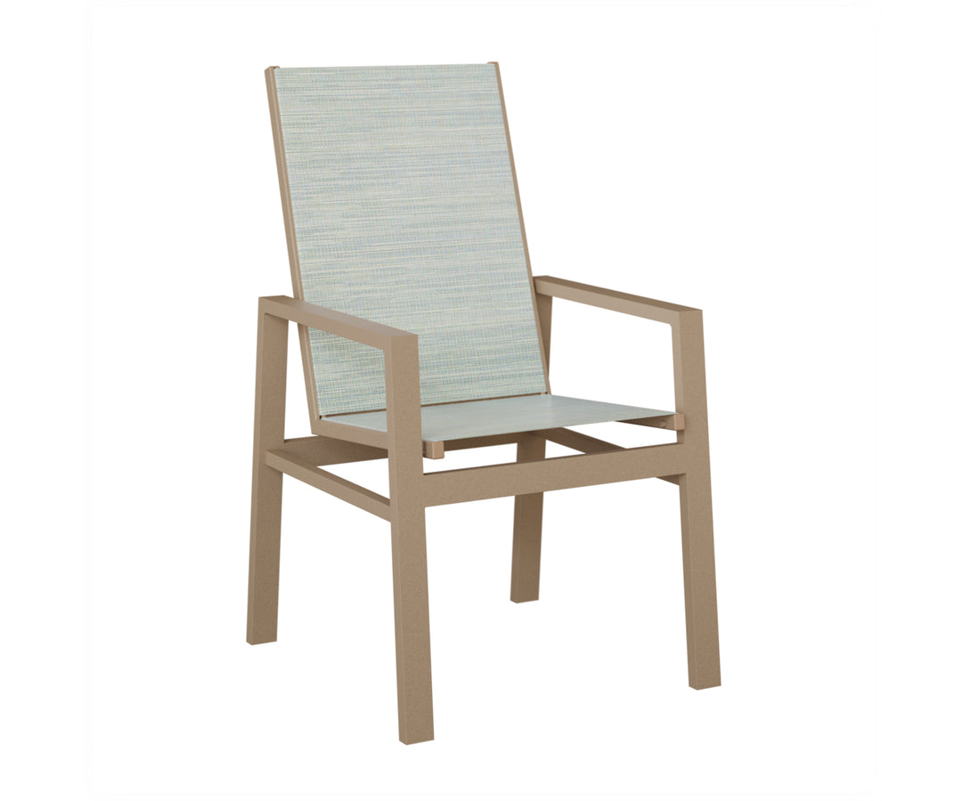 Vida High Back Sling Dining Chair