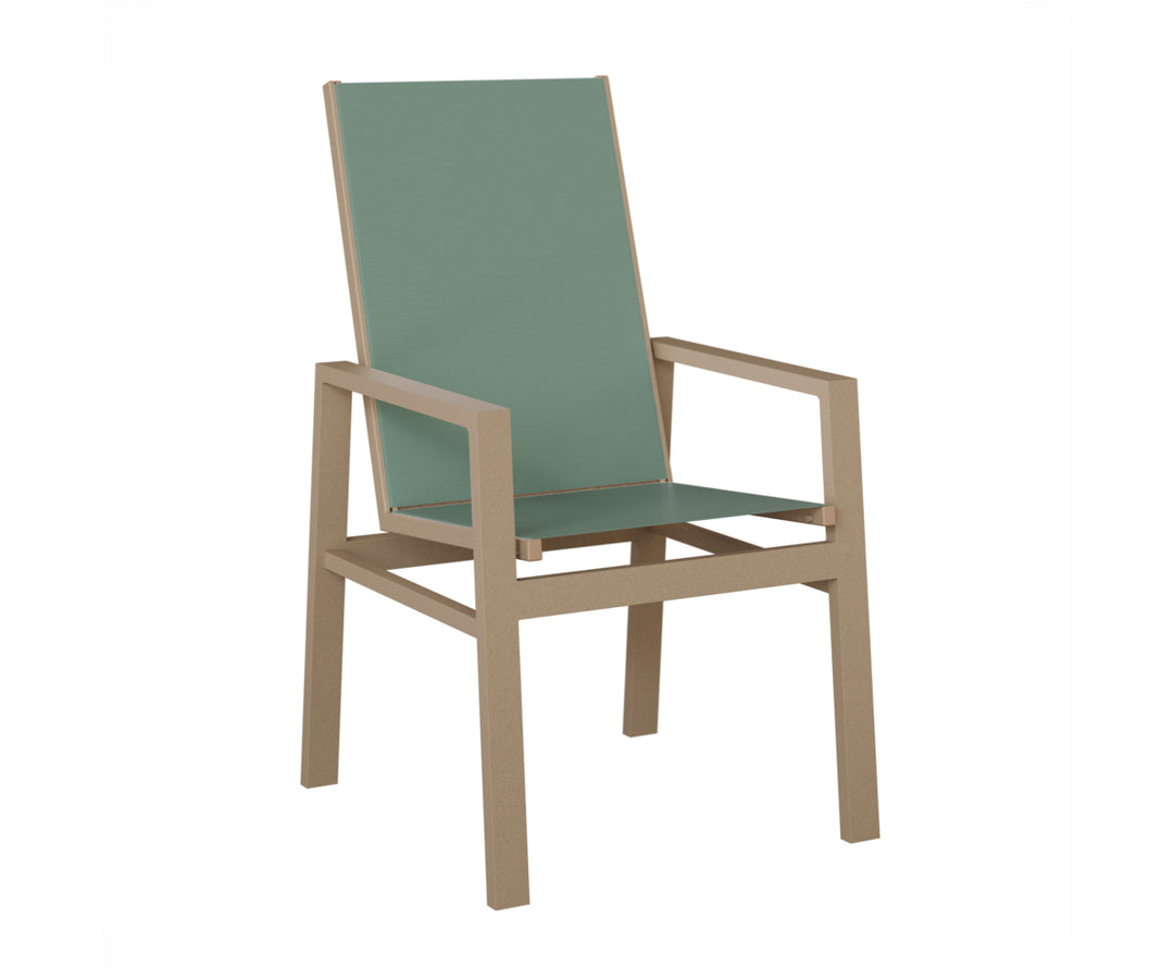 Vida High Back Sling Dining Chair