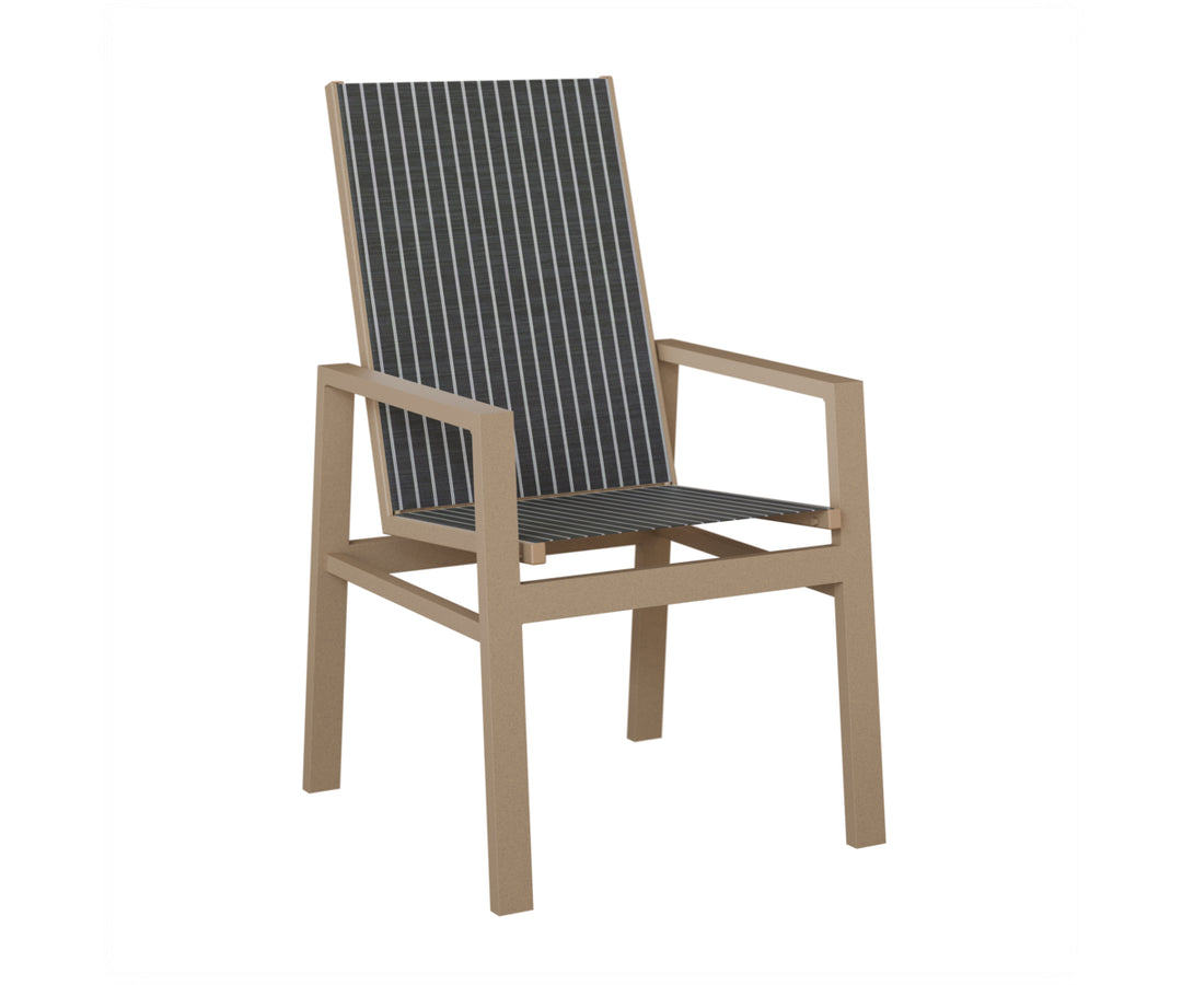 Vida High Back Sling Dining Chair