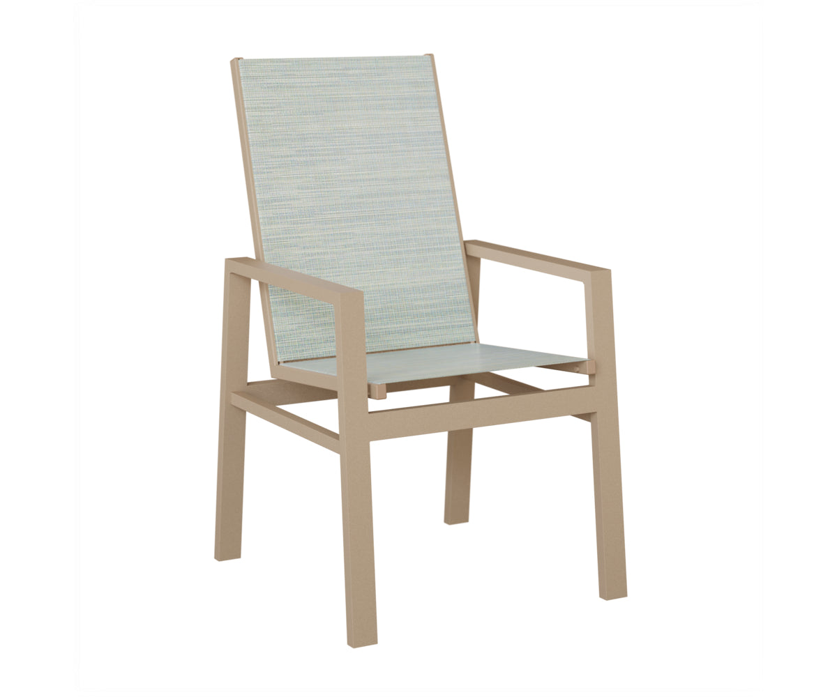 Vida High Back Sling Dining Chair