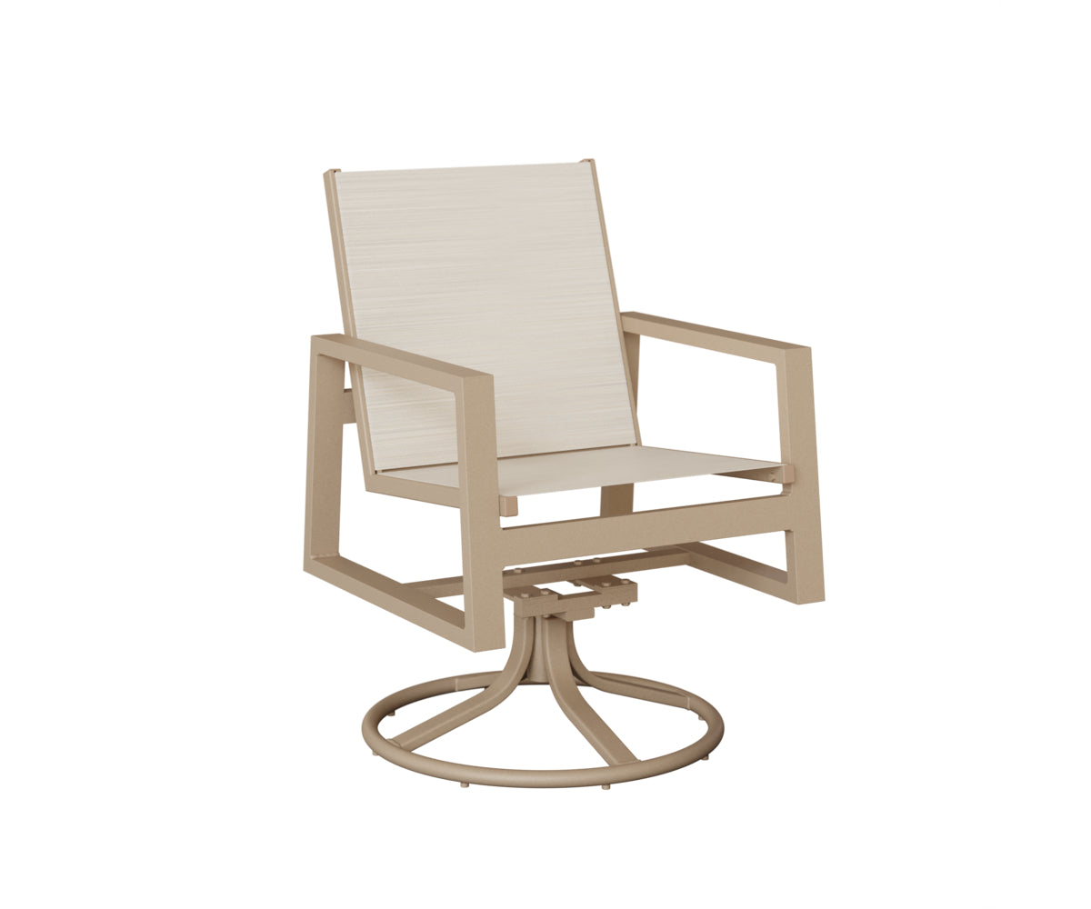 Vida Sling Chaise Lounge With Arms