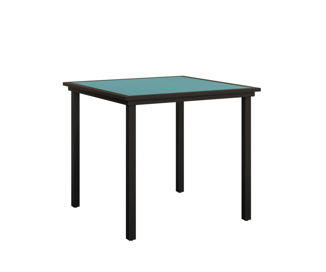 Vida 44" Square Poly Bar Table