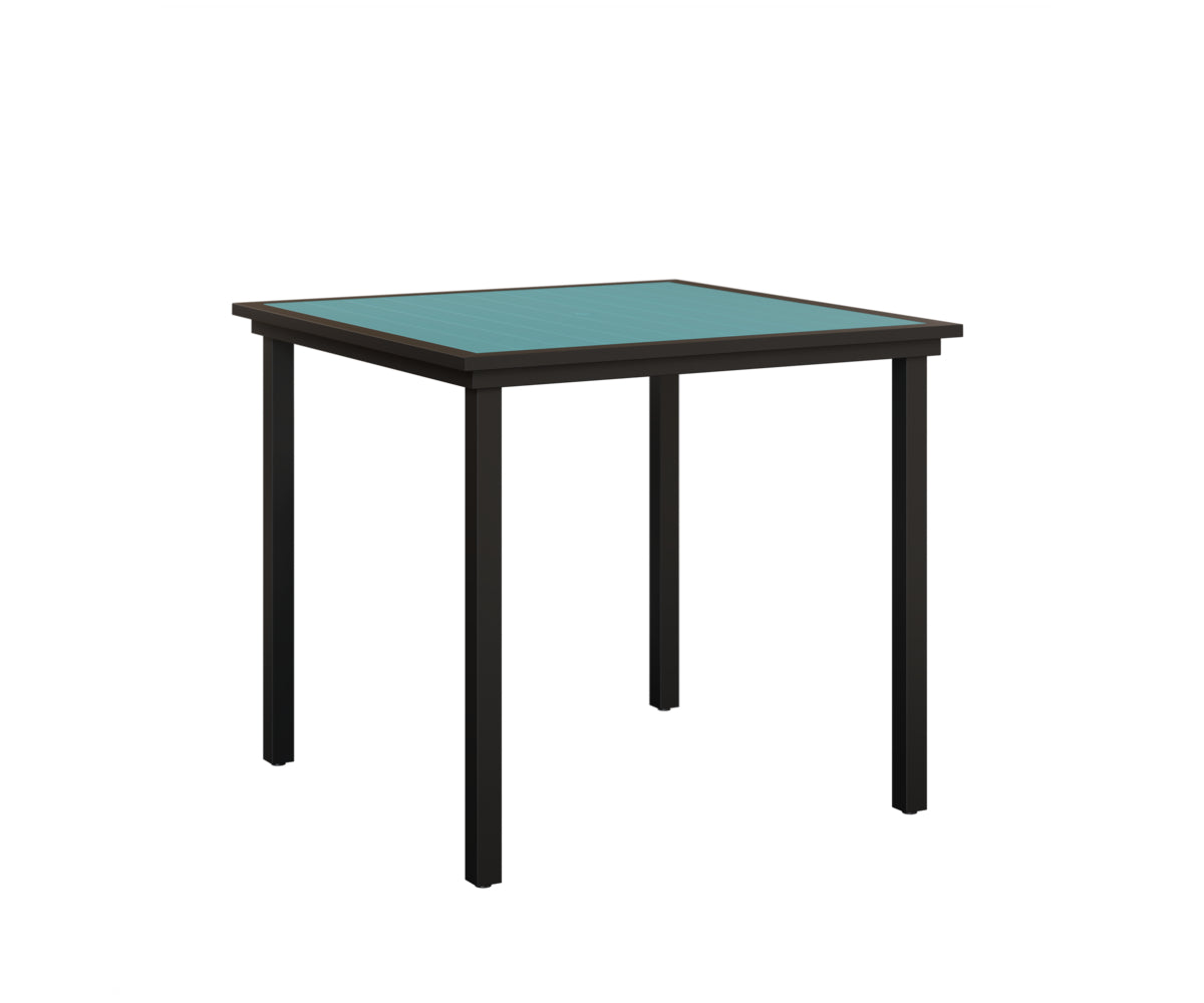 Vida 44" Square Poly Bar Table