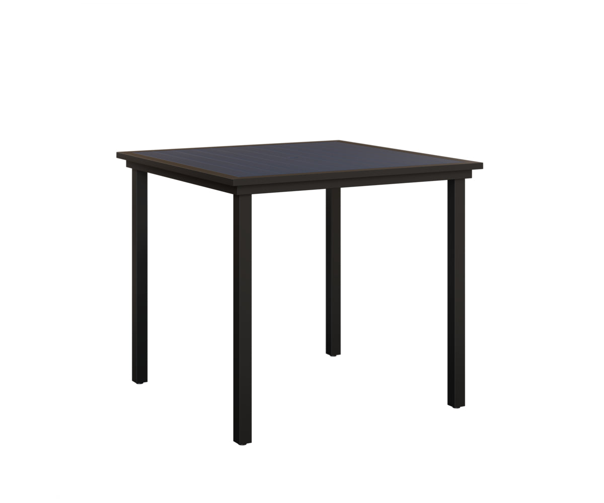 Vida 44" Square Poly Bar Table
