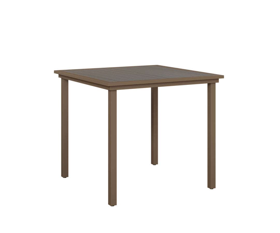 Vida 44" Square Poly Bar Table