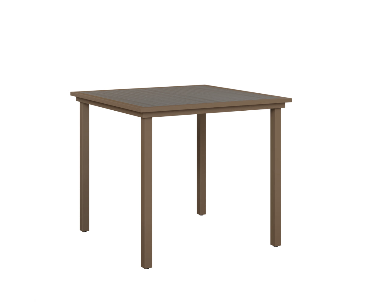 Vida 44" Square Poly Bar Table