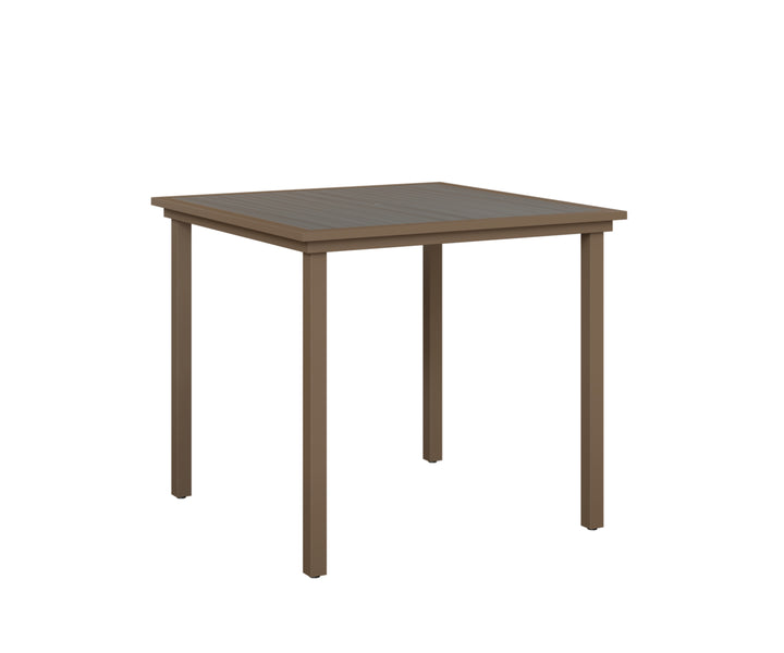 Vida 44" Square Poly Bar Table