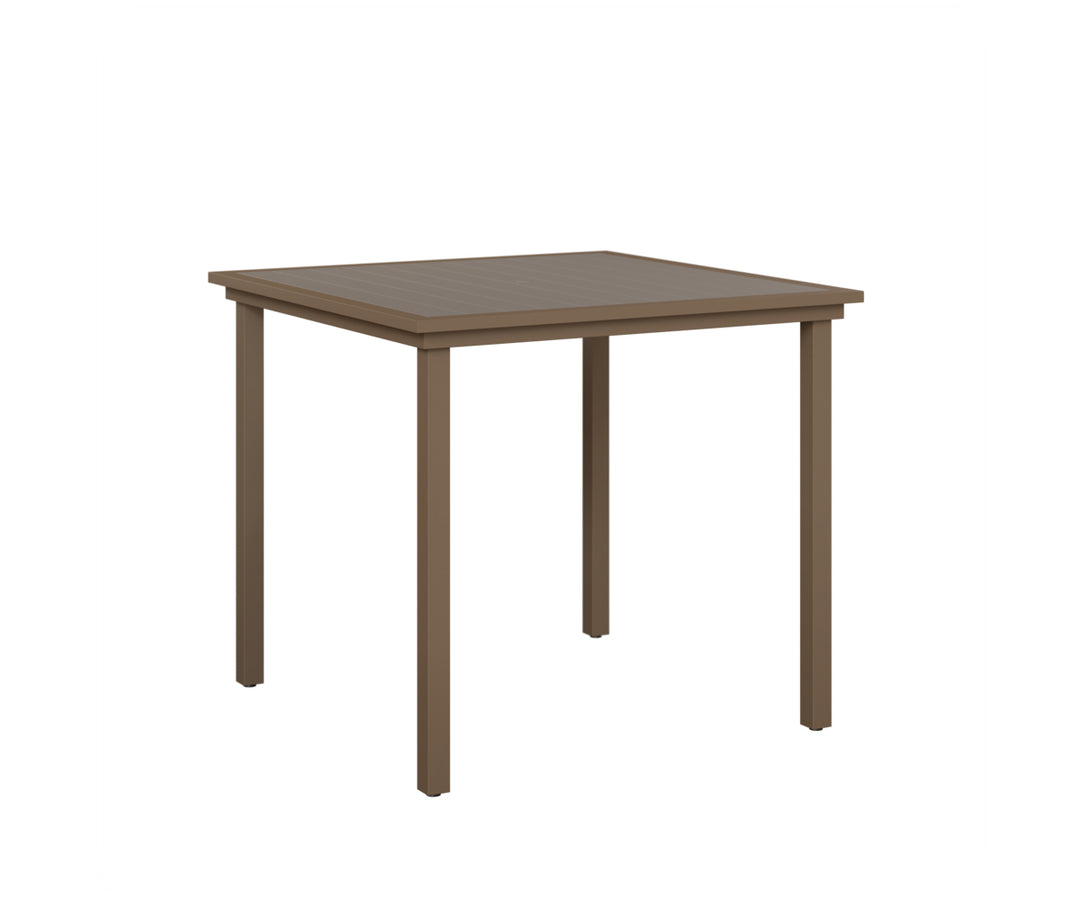 Vida 44" Square Poly Bar Table