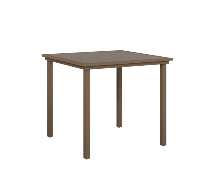 Vida 44" Square Poly Bar Table