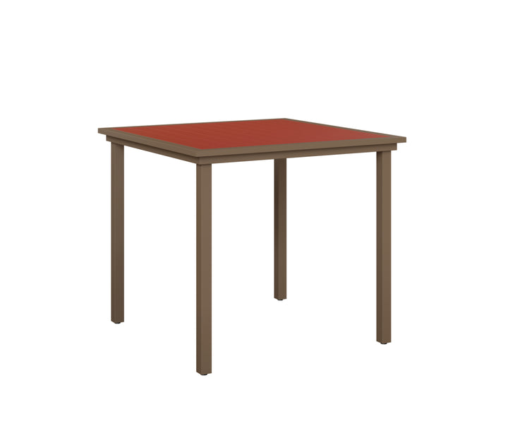 Vida 44" Square Poly Bar Table