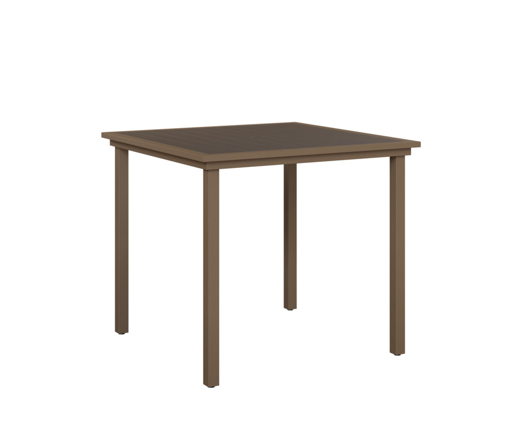 Vida 44" Square Poly Bar Table