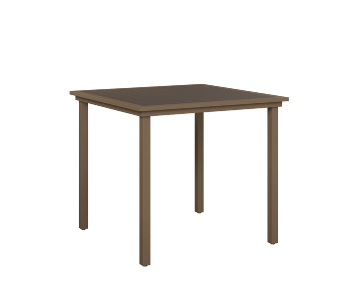 Vida 44" Square Poly Bar Table