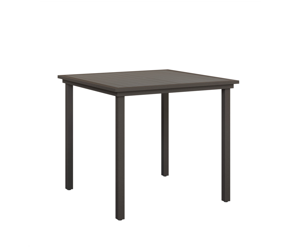 Vida 44" Square Poly Bar Table