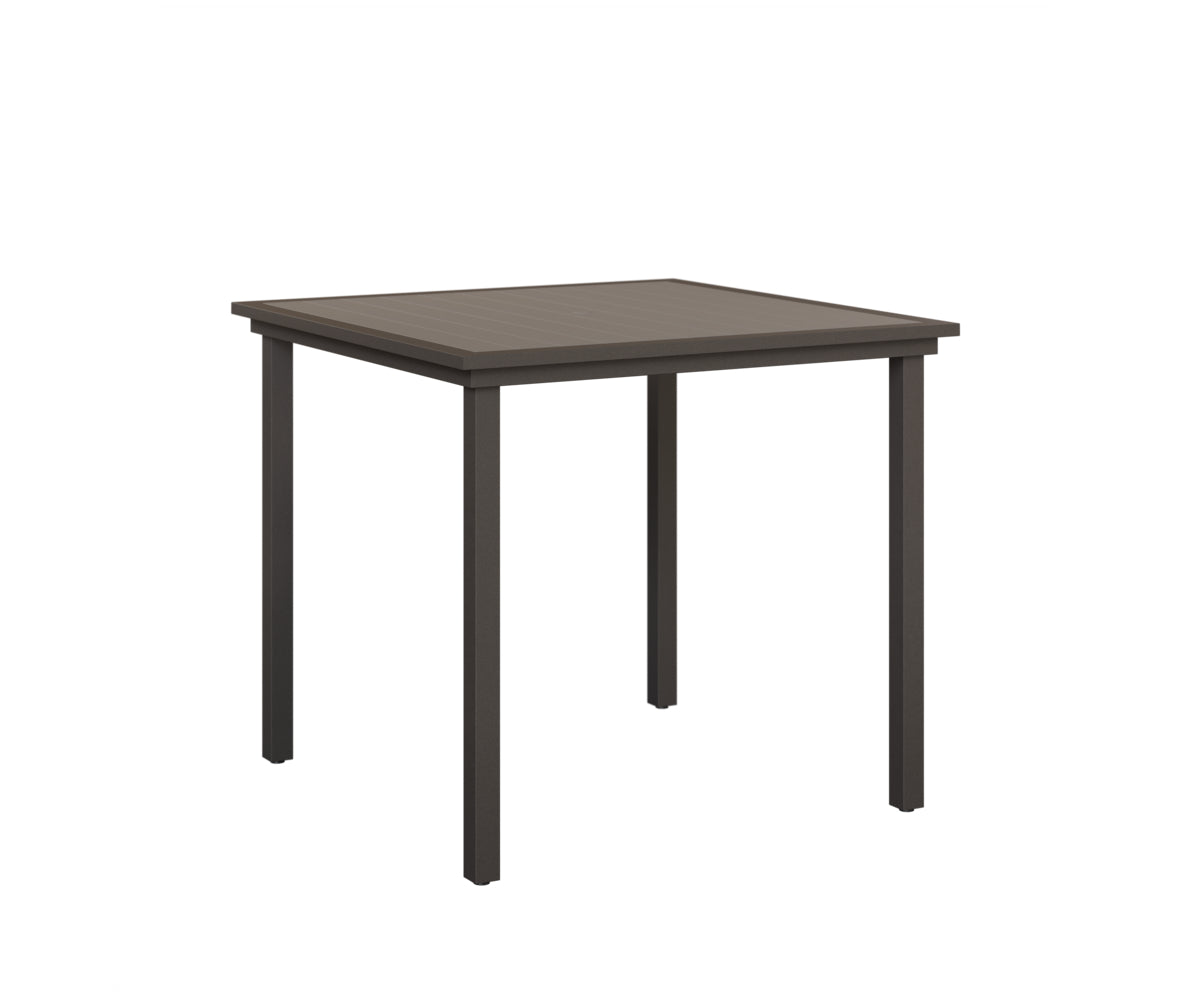 Vida 44" Square Poly Bar Table