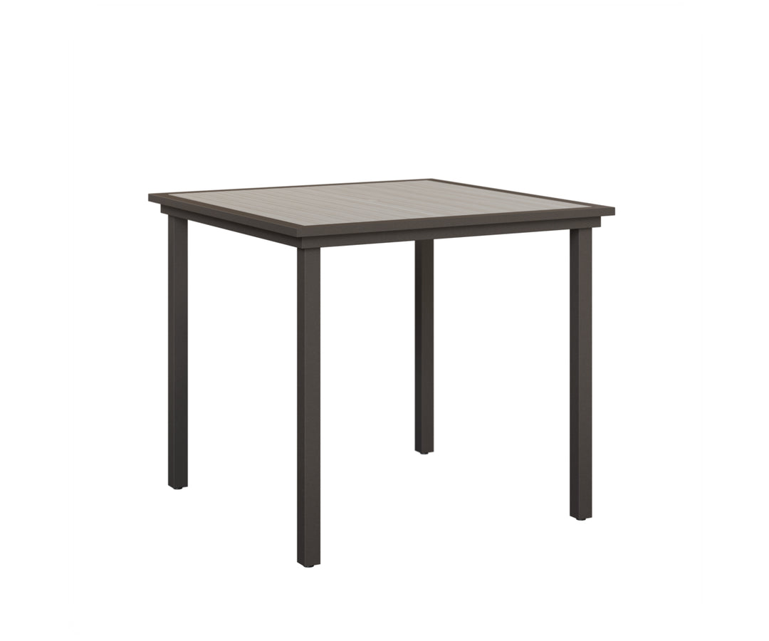 Vida 44" Square Poly Bar Table