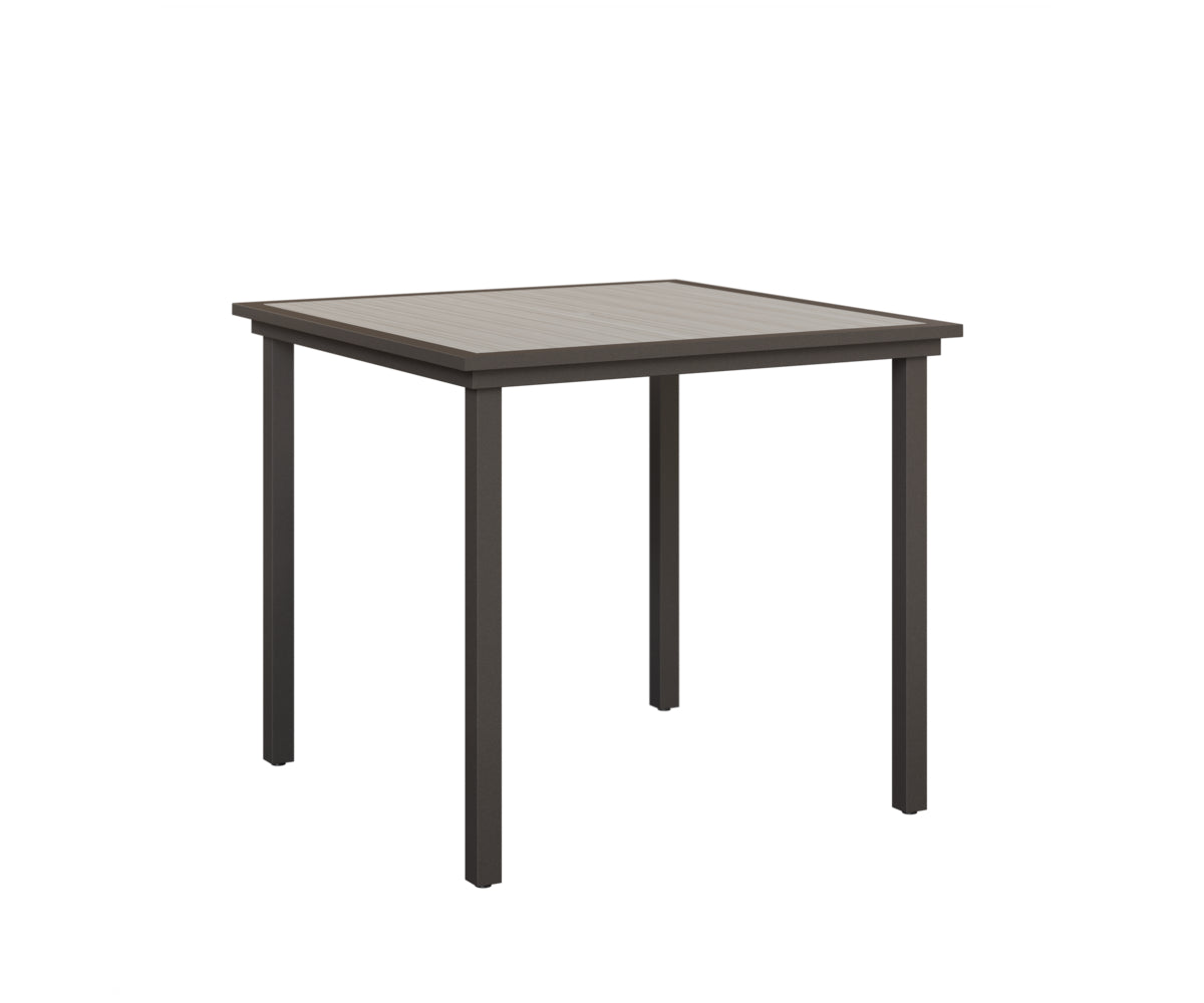 Vida 44" Square Poly Bar Table