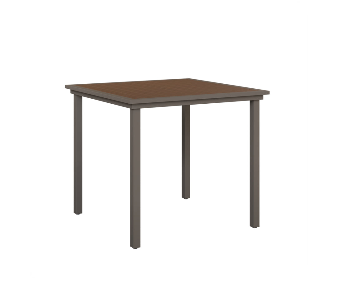 Vida 44" Square Poly Bar Table