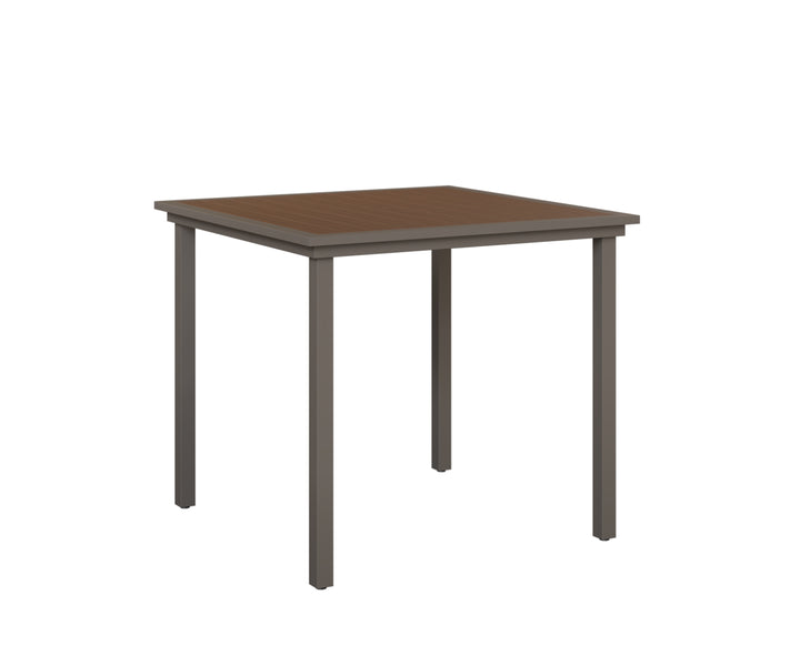 Vida 44" Square Poly Bar Table