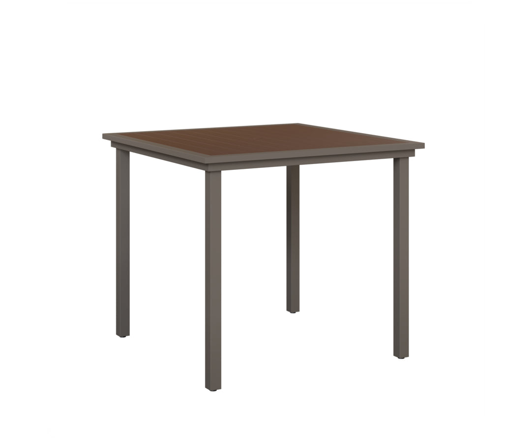 Vida 44" Square Poly Bar Table