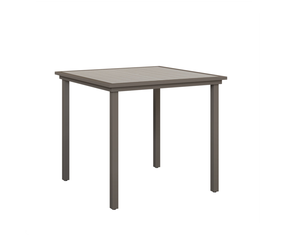 Vida 44" Square Poly Bar Table
