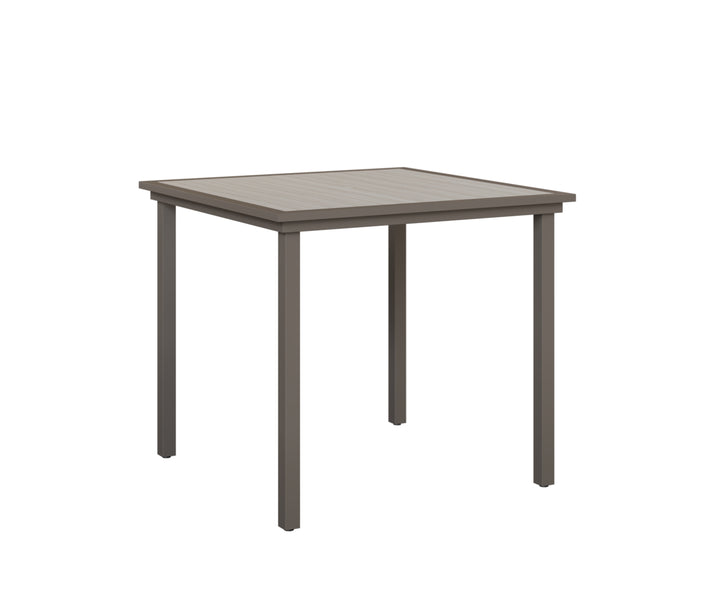 Vida 44" Square Poly Bar Table