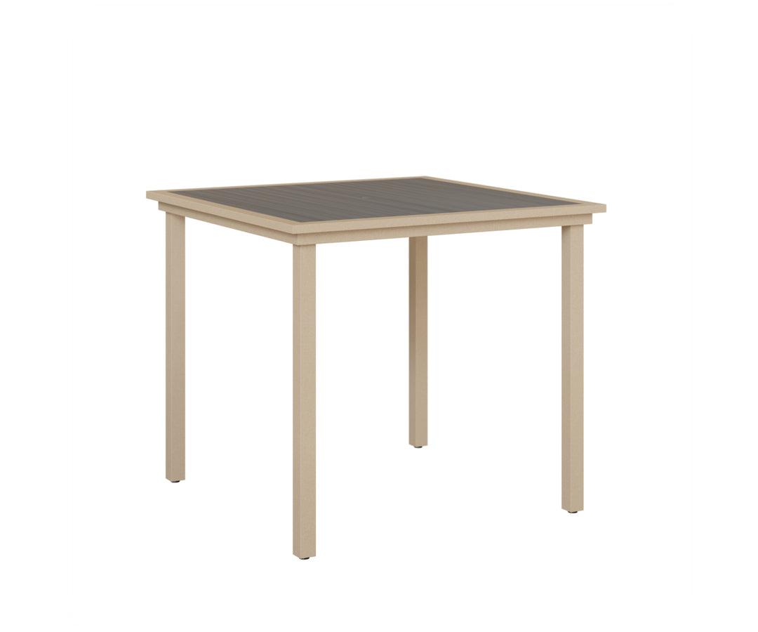 Vida 44" Square Poly Bar Table