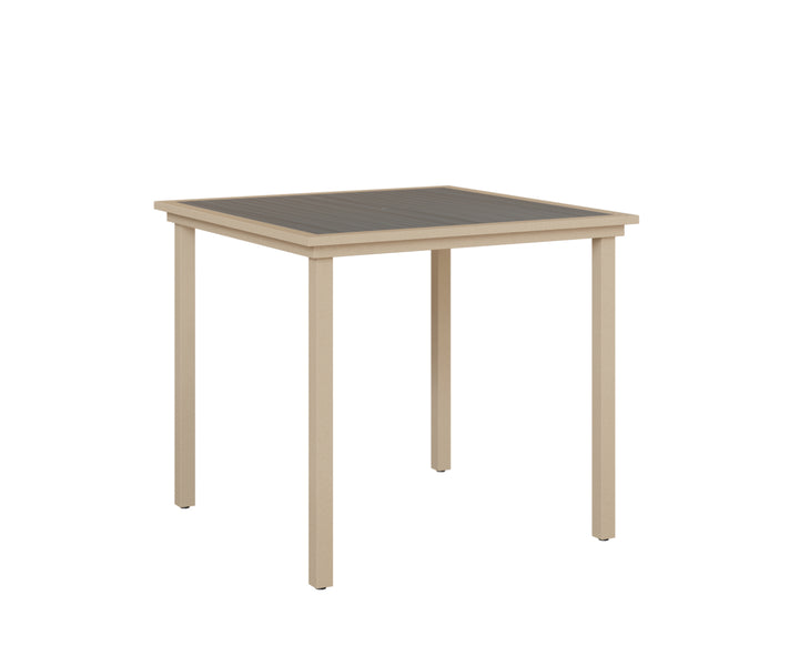 Vida 44" Square Poly Bar Table